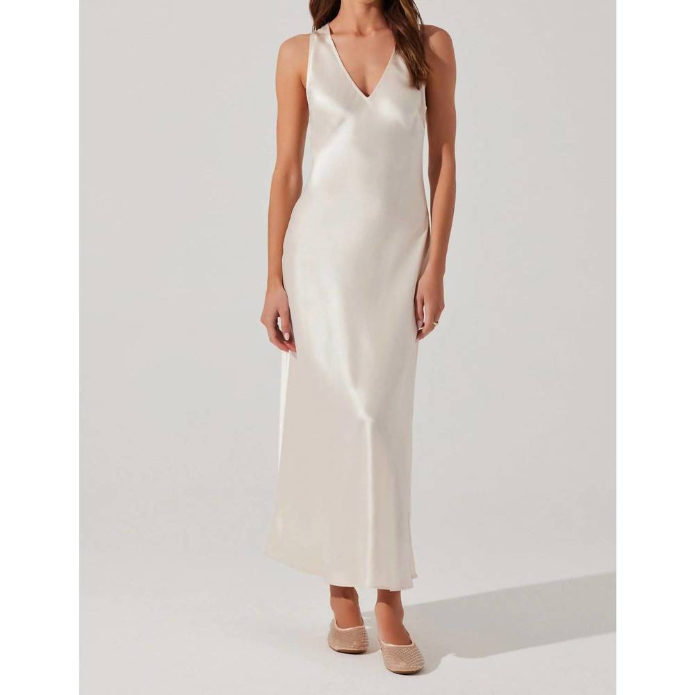 Astr Ivory Ellora Midi Dress